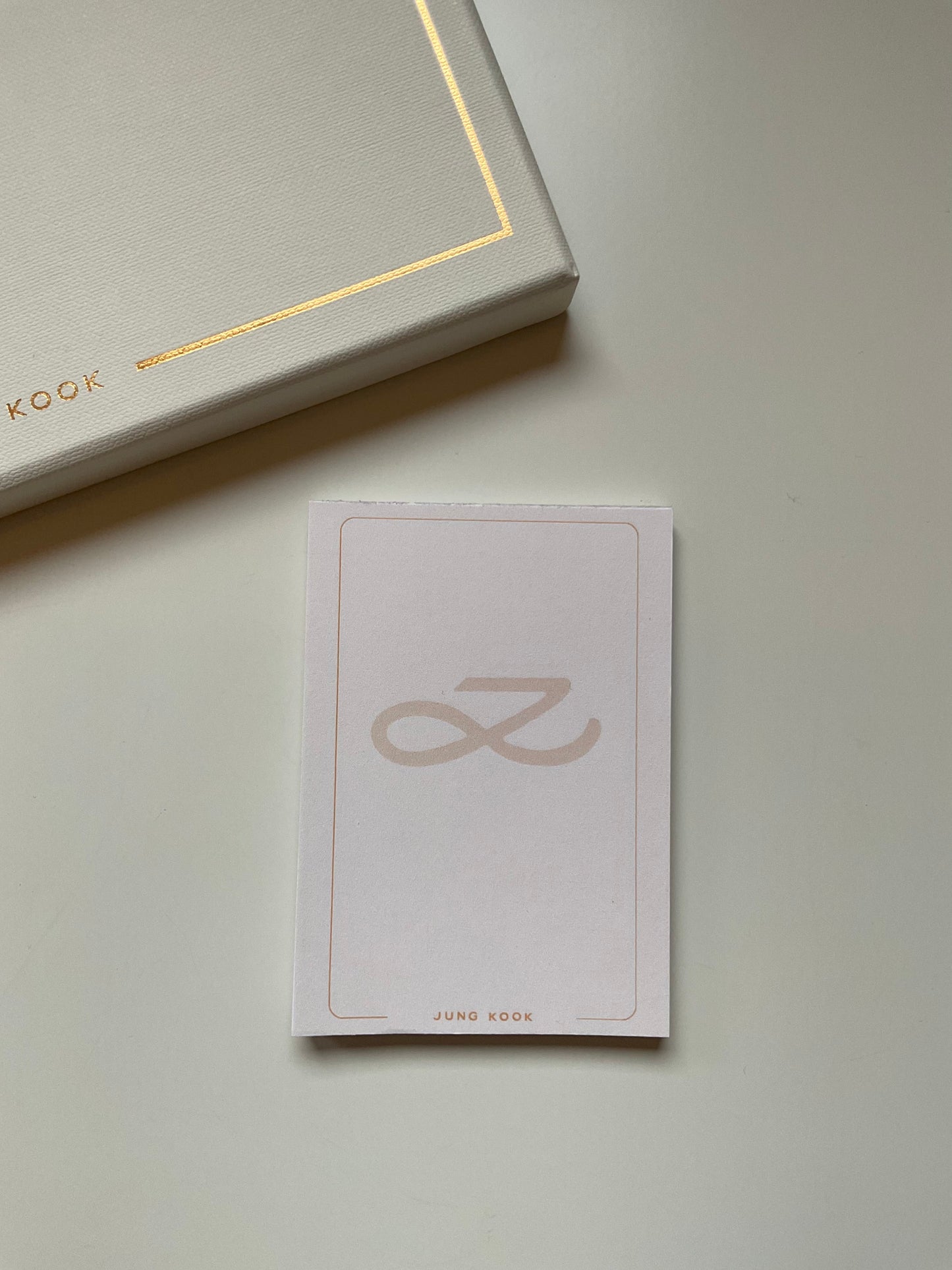 Jungkook Golden notepad