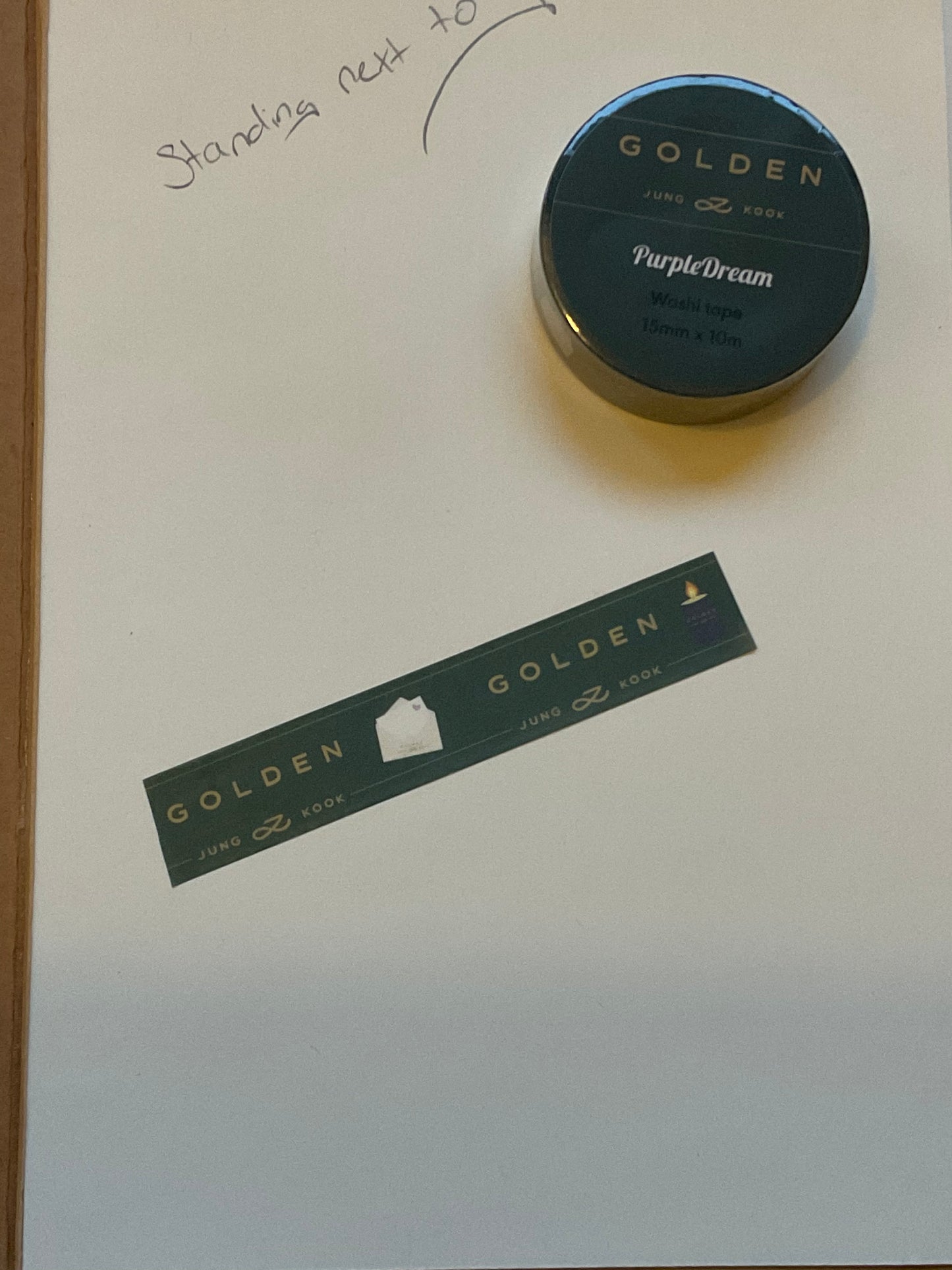 Jungkook Golden washi tape