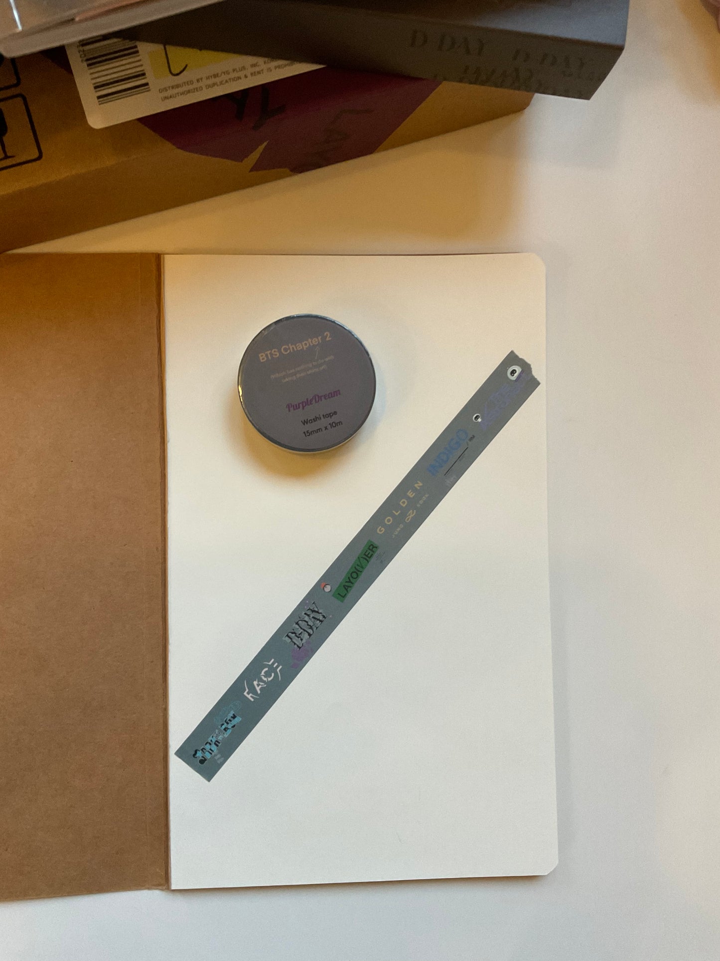 BTS chapter 2 washi tape