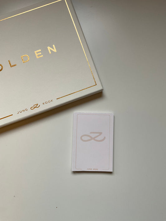 Jungkook Golden notepad