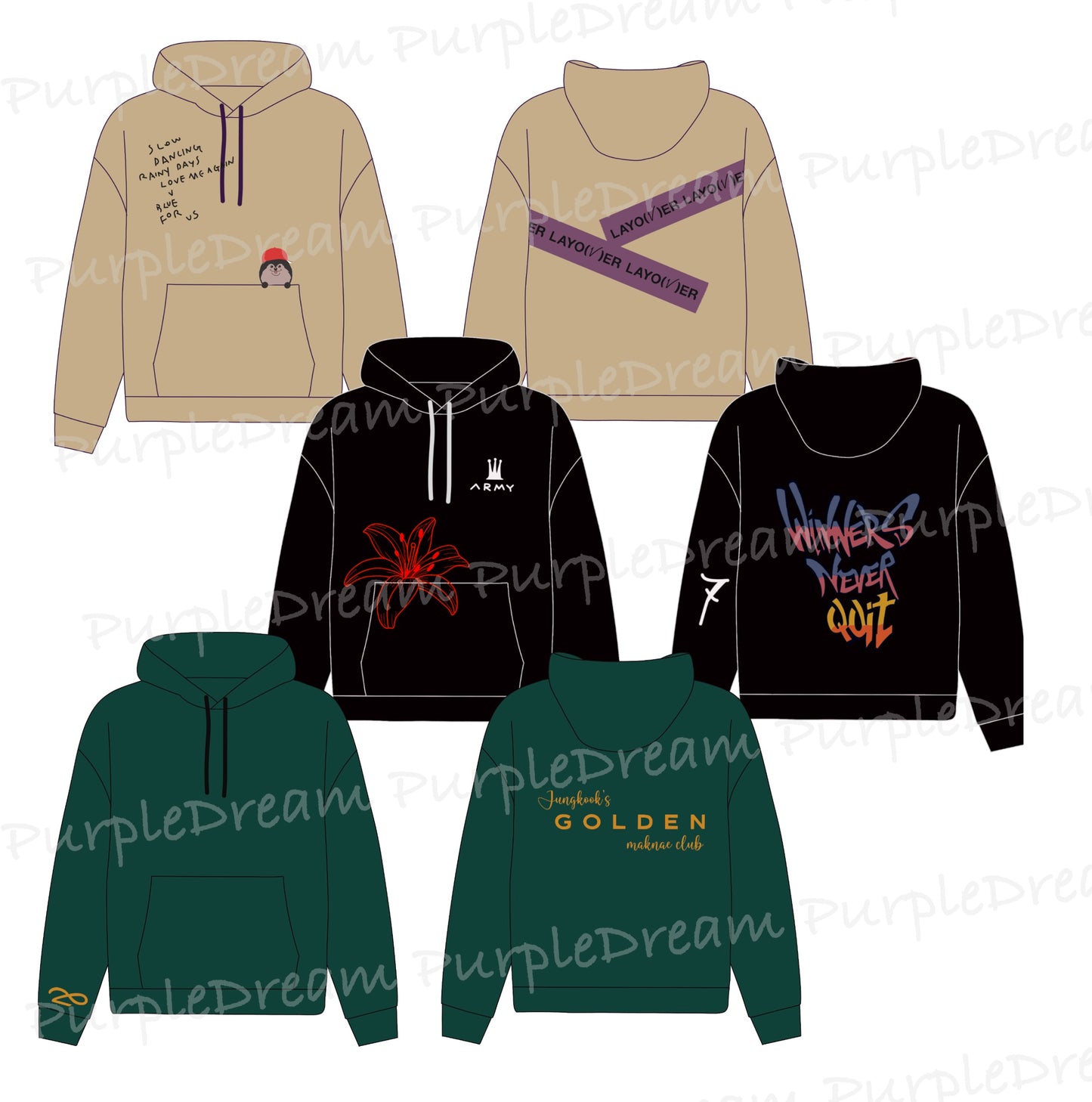 Pre-order hoodies XXS-XXXL