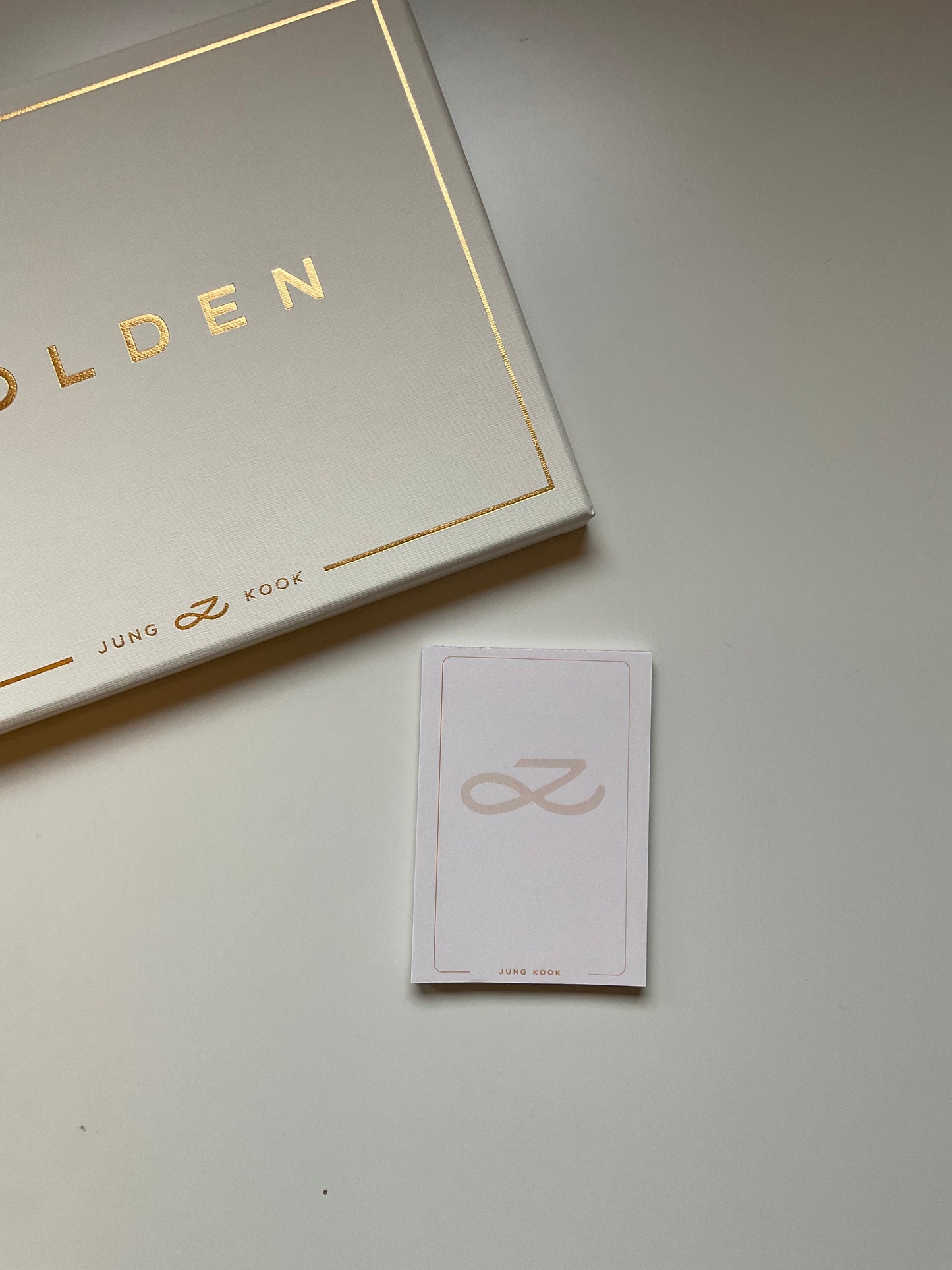 Jungkook Golden notepad